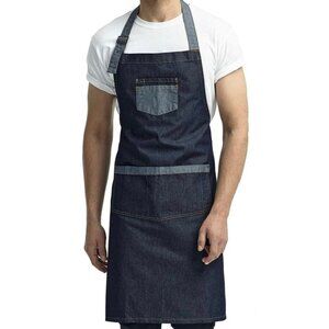 NWT Reprime Indigo Blue Denim Apron PRICE FIRM
